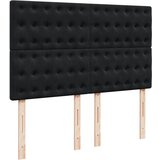  Krevet s oprugama i madracem crni 140 x 190 cm baršunasti | shoptok.hr