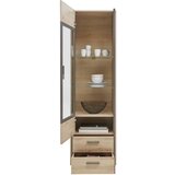 CARRYHOME vitrina, hrast artisan | Shoptok.si