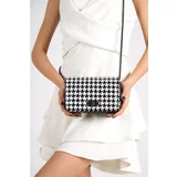 Capone Outfitters Capone Soho Houndstooth Patterned Houndstooth Women's Crossbody Bag