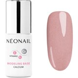 NeoNail Modeling Base Calcium bazni lak za gel nokte s kalcijem nijansa Bubbly Pink 7,2 ml | shoptok.hr