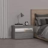  Noćni ormarić s LED svjetlima boja hrasta sonome 60x35x40 cm | shoptok.hr