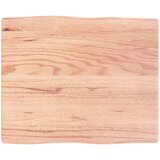 vidaXL Mizna plošča svetlo rjava 60x50x4 cm obdelana trdna hrastovina Cene