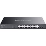 Tp-link ES228GMP Omada 28-Port Gigabit Easy Managed Switch with 24-Port PoE+, 24x Gigabit PoE+ Ports, 2x Gigabit Non-PoE Ports, 2x Gigabit SFP Ports, 384W PoE Power, 1U 19-inch Rack-mountable | Eponuda.ba