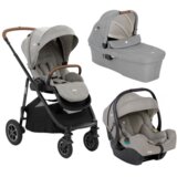 Joie kolica 3u1 Versatrax + košara Ramble XL + i-Gemm 3 i-Size autosjedalica - Pebble | shoptok.hr