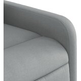 Masažna fotelja za odmor, svijetlo siva tkanina | shoptok.hr