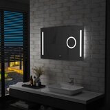 vidaXL kupaonsko LED zidno ogledalo sa senzorom na dodir 100 x 60 cm Cijene