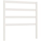  Uzglavlje za krevet bijelo 81 x 4 x 100 cm od masivne borovine | shoptok.hr