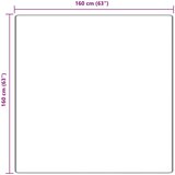  Protuklizni Shaggy Tepih Siva 160 x 160 cm PP | shoptok.hr
