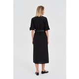 Marisse Black Midi Shirt Dress | Shoptok.si