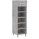  The Living Store Omarica za čevlje betonsko siva 30x35x105 cm inženirski les - Omarica Za Čevlje, (21442064) | Shoptok.si