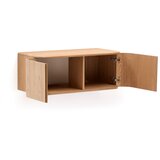 Kave Home Stenska omarica za pod umivalnik v jesenovem dekorju v naravni barvi 90x35 cm Salaya – | Shoptok.si