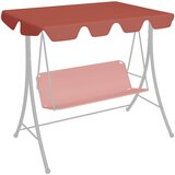vidaXL streha za vrtno gugalnico terakota 150/130x105/70 cm, (20692481) Cene