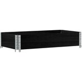  Okvir za palete crni 100 x 50 cm od masivne borovine | shoptok.hr