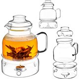 KADAX Stekleni vrč z grelnikom za zeliščni čaj, odporen na vročo temperaturo, 1,5 l 1500 ml, (5000351717) Cene
