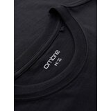 Ombre Men's knitted t-shirt with printed REGULAR cut - black | Shoptok.si