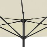  Senčnik z aluminijastim drogom 300x155 cm peščen, (20610736) | Shoptok.si