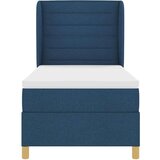  Box Spring Postelja z Vzmetnico Modra 80x200 cm Tkanina, (22051179) | Shoptok.si