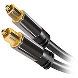 Optimus optički kabel (3m, toslink muški na muški, pleteni, crni) | shoptok.hr