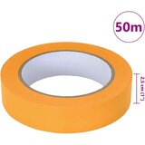 vidaXL Maskirni trakovi za slikarje 24 pcs Rumena 25 mm x 50 m Papir | Shoptok.si