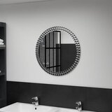  Zidno ogledalo od kaljenog stakla 60 cm | shoptok.hr