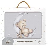 Interbaby Rachel dekica 110x140 Mjesec siva | shoptok.hr