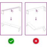 Stolna ploča tamnosmeđa 220x40x(2-6) cm obrađena hrastovina | shoptok.hr