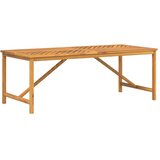  Vrtni blagovaonski stol 200 x 90 x 74 cm masivno bagremovo drvo | shoptok.hr