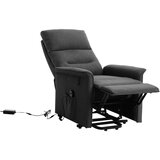 MID.YOU tv-fotelj, siva tekstil | Shoptok.si
