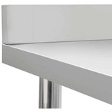 vidaXL Kuhinjski radni stol 80 x 60 x 93 cm od nehrđajućeg čelika | shoptok.hr