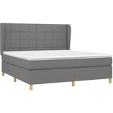  Okvir kreveta s oprugama i madrac svjetlosivi 180x200cm tkanina | shoptok.hr