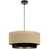  Visilica na sajli SARTA 1xE27/60W/230V Ø 45 cm crna/juta | Eponuda.com