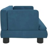 Krevet za pse plavi 60 x 40 x 30 cm baršunasti | shoptok.hr