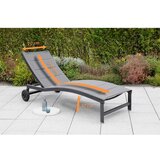 Gardenson Vrtni Ležalnik San Marino, Siva | Shoptok.si