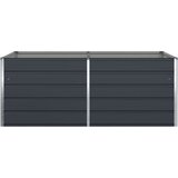  Sadilica Antracit 195 x 100 x 45 cm Cinkani čelik | shoptok.hr