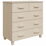 Maison Chic Komoda - Predalnik HAMAR medeno rjava 79x40x80 cm trdna borovina, (21722265) Cene