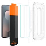 Spigen KALJENO STEKLO GLAS.TR EZ FIT PRO ZA GALAXY S25 FE ZAŠČITA 2 KOSOV, (5000334106) | Shoptok.si