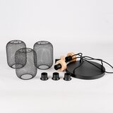  Brilagi - Visilica na sajli BASKLITE 3xE27/15W/230V drvo/crna | Eponuda.com