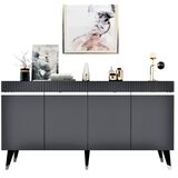 Hanah home set za dnevnu sobu Defne Anthracite Silver | ePonuda.com
