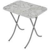  Alesta AL10026BM sto višenamenski sklopivi beli mermer 60X80CM | Eponuda.com