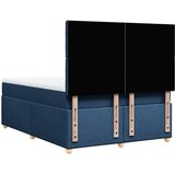  Krevet s oprugama i madracem plavi 140 x 190 cm od tkanine | shoptok.hr