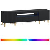  LED TV kabinet Crna Konstruirano drvo | shoptok.hr