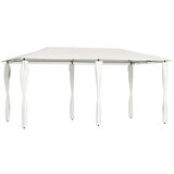 vidaXL Sjenica s navlakama za stupove 3 x 6 x 2,6 m krem 160 g/m² Cijene