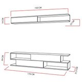 HANNAH HOME TV komoda Sims Teak | Eponuda.com