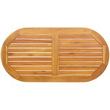 vidaXL Ploča stola 110x55x2 cm Ovalna čvrsta bagremova | shoptok.hr