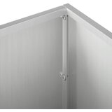  Vrtna saksija Srebrna 100 x 30 x 30 cm Pocinčani čelik | shoptok.hr