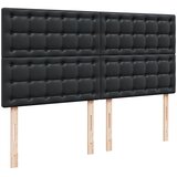  Otomanski okvir kreveta s madracem crni 160x200cm umjetna koža | Eponuda.com