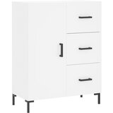 Maison Chic Komoda - Predalnik bela 69,5x34x90 cm inženirski les, (21716175) Cene
