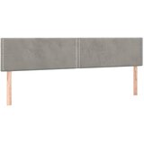  Krevet s oprugama i madracem svjetlosivi 200x200 cm baršunasti | shoptok.hr