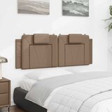  Jastuk za uzglavlje Viana boja cappuccina 120 cm od umjetne kože | shoptok.hr