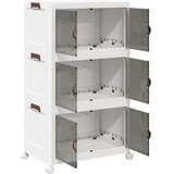  Složiva kutija za pohranu kotačima 3nivoa 75 L 64x39,5x110,5 cm | Eponuda.ba
